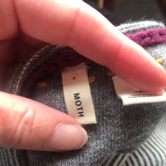 Anthropologie Moth Madison Park Poncho Sweater - Picture 4 of 6